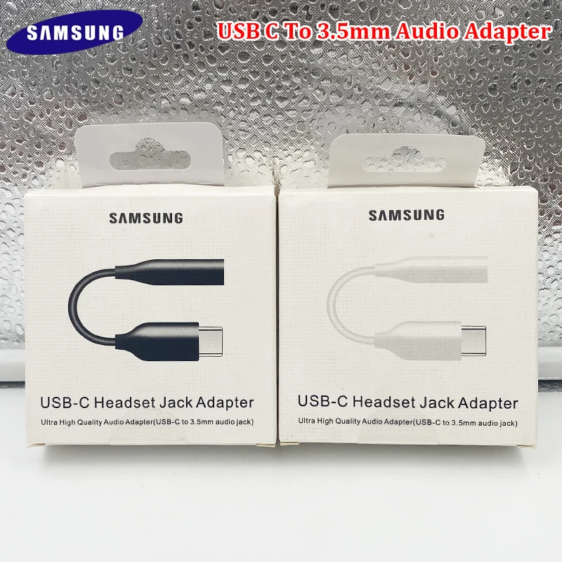 Original SAMSUNG Type C To 3.5mm Audio Aux Cable USB C To 3.5 Jack Earphone Adapter For Galaxy S21 S20 Note10 Plus A60 A70 A8s
Original SAMSUNG Type C To 3.5mm Audio Aux Cable USB C To 3.5 Jack Earphone Adapter For Galaxy S21 S20 Note10 Plus A60 A70 A8s
