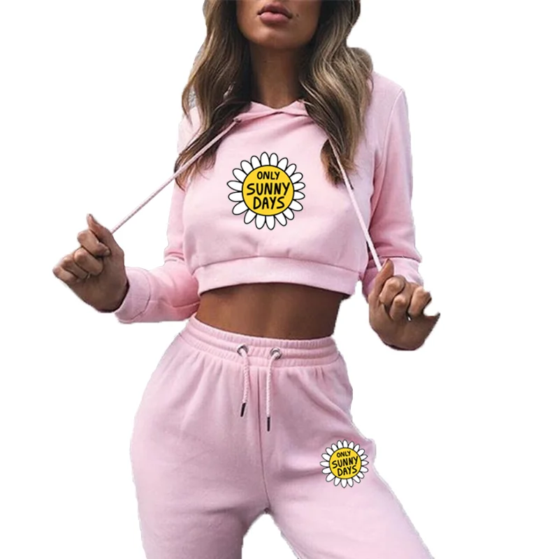 Fashion Women Jogging Suits Spring Autumn Long Sleeve Hoodies and Sweatpants Tracksuit Cropped Printed Hooded Sport Suit
Fashion Women Jogging Suits Spring Autumn Long Sleeve Hoodies and Sweatpants Tracksuit Cropped Printed Hooded Sport Suit