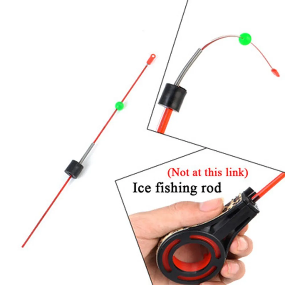 20Pcs Mini Winter Ice Fishing Rod Top Tip Rod Front End Section Bobber Indicator Suitable For Outdoor Fishing Winter Ice Fishing
20Pcs Mini Winter Ice Fishing Rod Top Tip Rod Front End Section Bobber Indicator Suitable For Outdoor Fishing Winter Ice Fishing