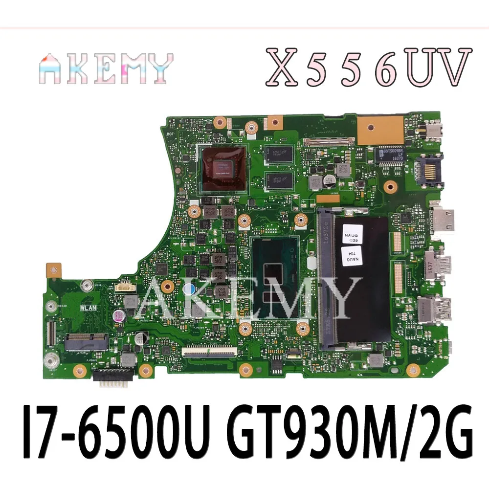 New Mainboard For Asus X556U X556UV X556UF X556UR X556UJ X556UQ X556UQK laptop motherboard 4GB I7-6500U CPU GT930M/2GB DDR4
New Mainboard For Asus X556U X556UV X556UF X556UR X556UJ X556UQ X556UQK laptop motherboard 4GB I7-6500U CPU GT930M/2GB DDR4