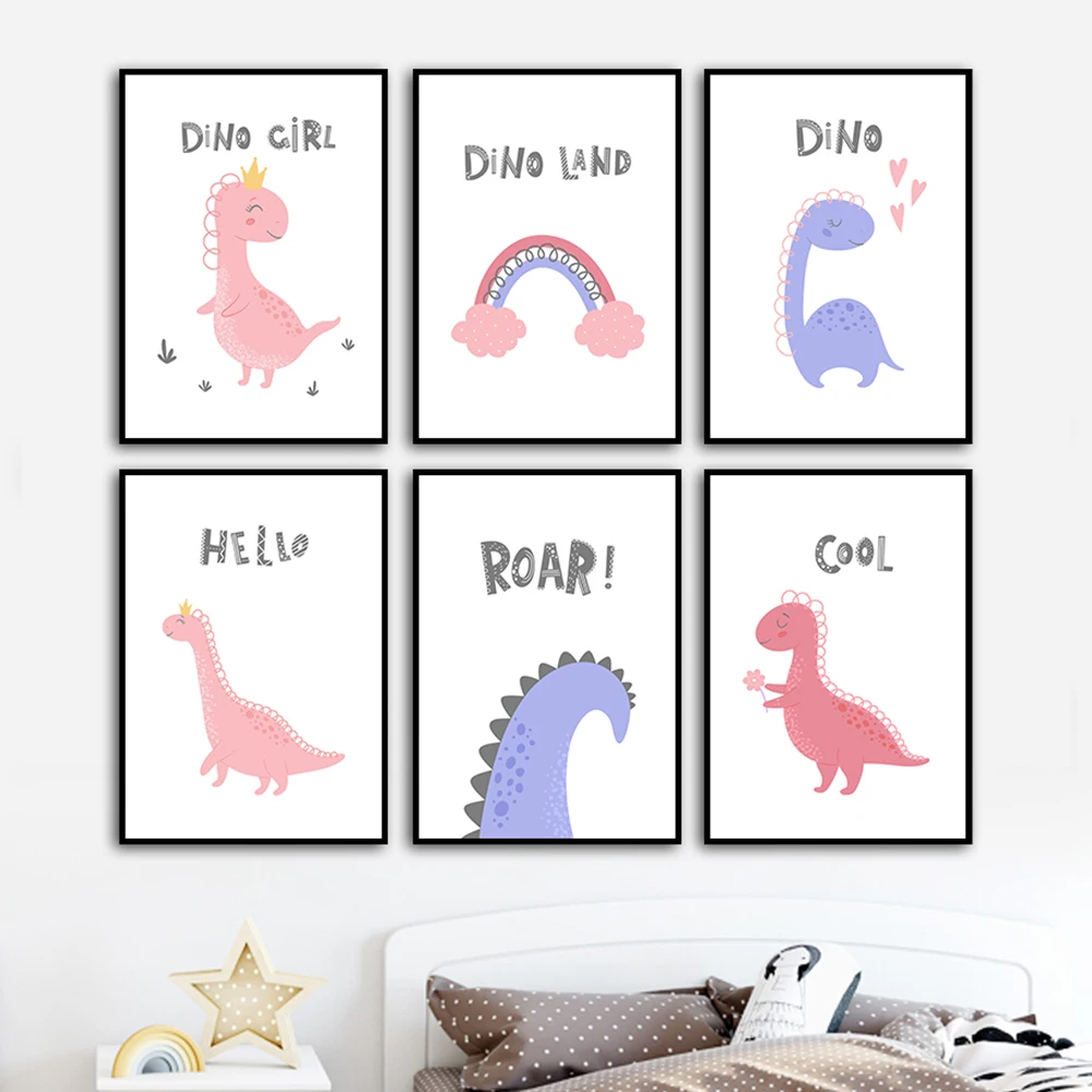 Cute Dinosaur Wall Pictures Boy Kids Kawaii Room Decor Cartoon Animal Nursery Nordic Posters And Prints Wall Art Canvas Painting
Cute Dinosaur Wall Pictures Boy Kids Kawaii Room Decor Cartoon Animal Nursery Nordic Posters And Prints Wall Art Canvas Painting