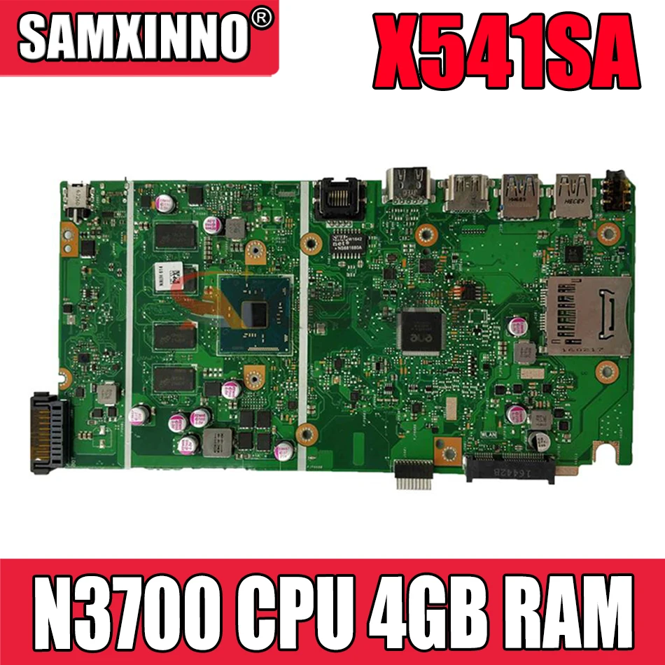 Материнская плата AKEMY X541SA для ASUS X541 X541S X541SA, материнская плата для ноутбука X541SA, протестированная материнская плата ОК N3700, ЦП 4 Гб ОЗУ
Материнская плата AKEMY X541SA для ASUS X541 X541S X541SA, материнская плата для ноутбука X541SA, протестированная материнская плата ОК N3700, ЦП 4 Гб ОЗУ
