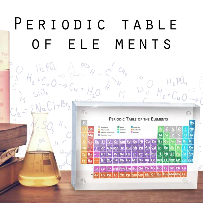 2PCS Color Periodic Table Display with s,Acrylic Chemical s Periodic Table Color Printing for Crafts Decor 
2PCS Color Periodic Table Display with s,Acrylic Chemical s Periodic Table Color Printing for Crafts Decor