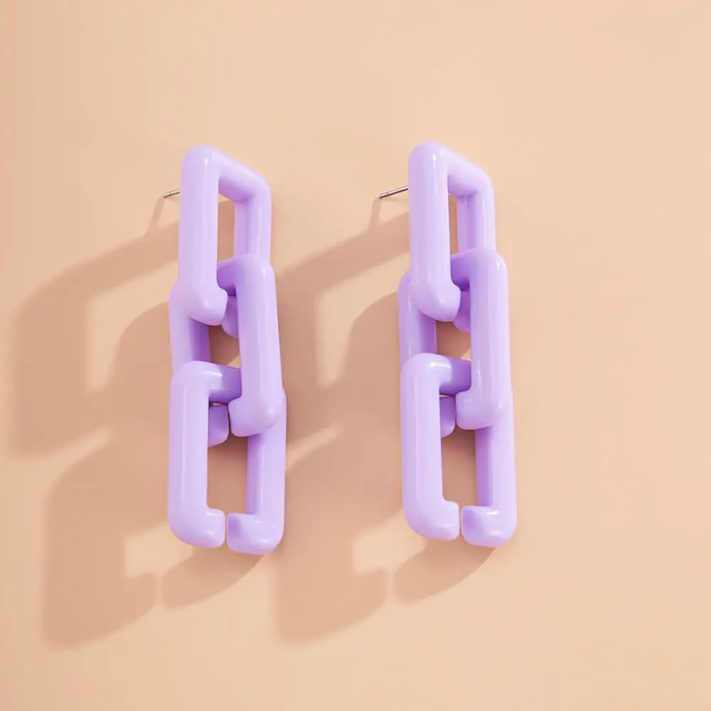 Candy Color Acrylic Long Chain Statement Earrings Women Geometric Dangle Neon Earrings for Party Bar Disc Jewelry Gift Pendiente
Candy Color Acrylic Long Chain Statement Earrings Women Geometric Dangle Neon Earrings for Party Bar Disc Jewelry Gift Pendiente