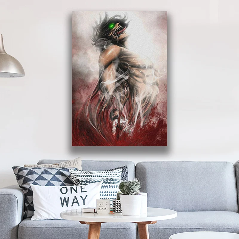 Attack on titan Eren Jaeger Shingeki no Kyojin poster Canvas Wall Art Decoration prints for Home bedroom decor Painting
Attack on titan Eren Jaeger Shingeki no Kyojin poster Canvas Wall Art Decoration prints for Home bedroom decor Painting