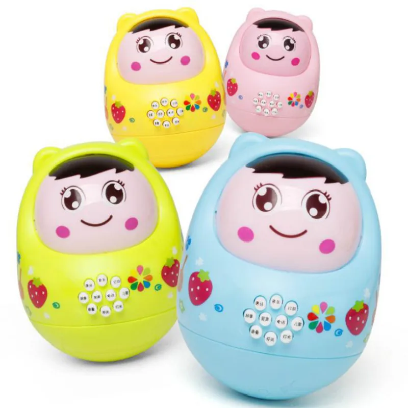 1pc Multi-functional Doll Toys Roly-poly Story Machine Early Educational Toy with Music and Light Children Gift 
1pc Multi-functional Doll Toys Roly-poly Story Machine Early Educational Toy with Music and Light Children Gift