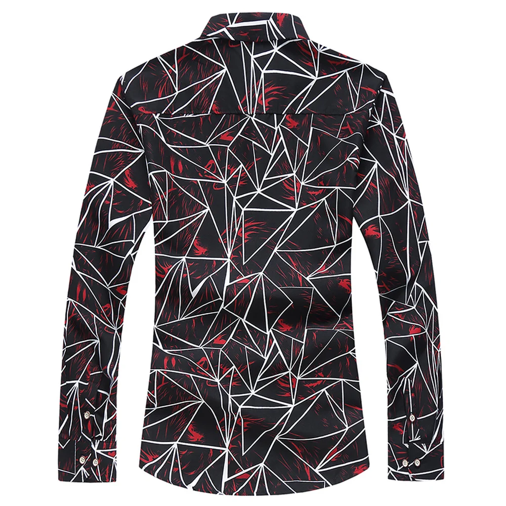 Spring Autumn Shirts Men Casual Geometric Print Long Sleeve Plus size 6XL 7XL Blouse Shirt Fashion Slim Fit Male Formal Tops
Spring Autumn Shirts Men Casual Geometric Print Long Sleeve Plus size 6XL 7XL Blouse Shirt Fashion Slim Fit Male Formal Tops