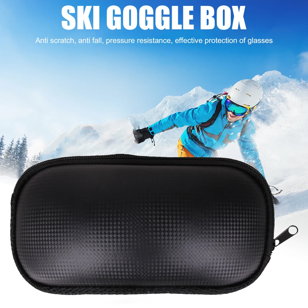 Waterproof PU Ski Glasses Protective Case Durable Outdoor Skiing Motorcycle Goggles Zipper Storage Box
Waterproof PU Ski Glasses Protective Case Durable Outdoor Skiing Motorcycle Goggles Zipper Storage Box