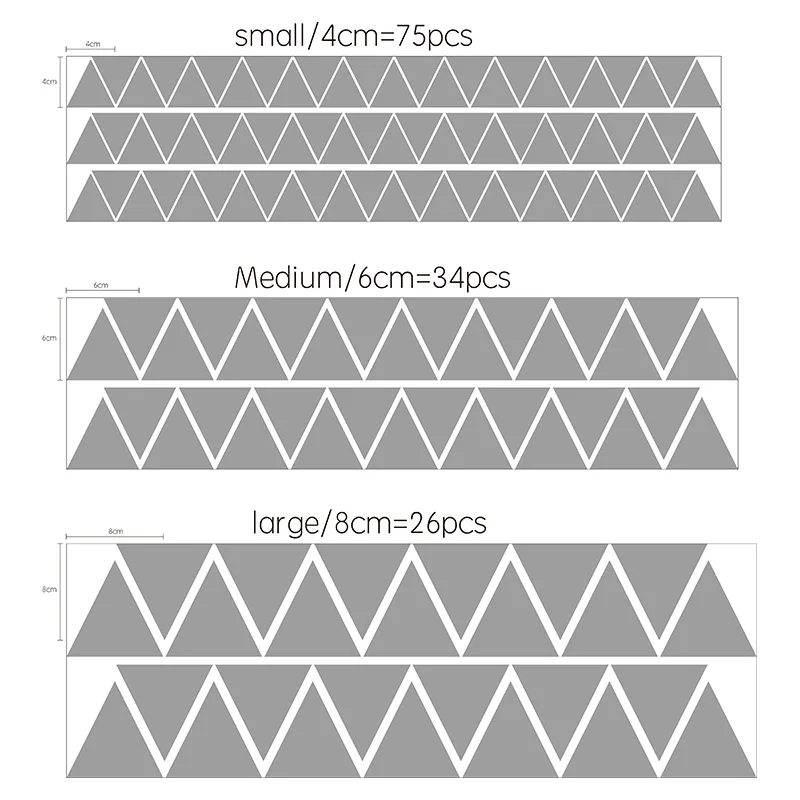 Baby Boy Room Little Triangles Wall Sticker For Kids Room Decorative Stickers Children Bedroom Nursery Wall Decal Stickers
Baby Boy Room Little Triangles Wall Sticker For Kids Room Decorative Stickers Children Bedroom Nursery Wall Decal Stickers