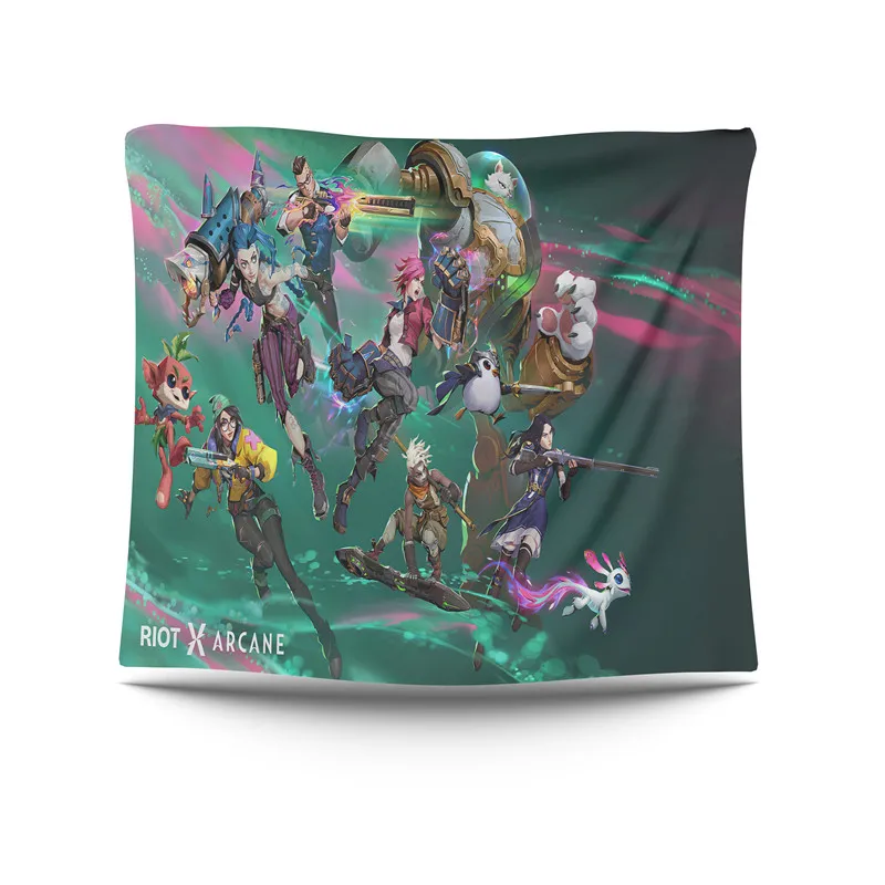 Riot Arcane LoL Tapestry Wall Hanging Art for Bedroom Living Room College Dorm Party Backdrop Home Decoration
Riot Arcane LoL Tapestry Wall Hanging Art for Bedroom Living Room College Dorm Party Backdrop Home Decoration