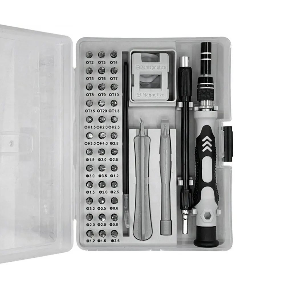 45-in-one Screwdriver Set Bold Rubberized Handle Computer Clock Airplane Model Precision Repair DIY Tool Screwdriver Tool
45-in-one Screwdriver Set Bold Rubberized Handle Computer Clock Airplane Model Precision Repair DIY Tool Screwdriver Tool