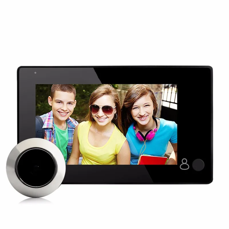 New-Danmini Brand Doorbell New 2.0MP HD Digital Peephole Viewer 4.3 inch TFT Screen Door Peephole Viewer IR Camera 145 Degree Wi
New-Danmini Brand Doorbell New 2.0MP HD Digital Peephole Viewer 4.3 inch TFT Screen Door Peephole Viewer IR Camera 145 Degree Wi