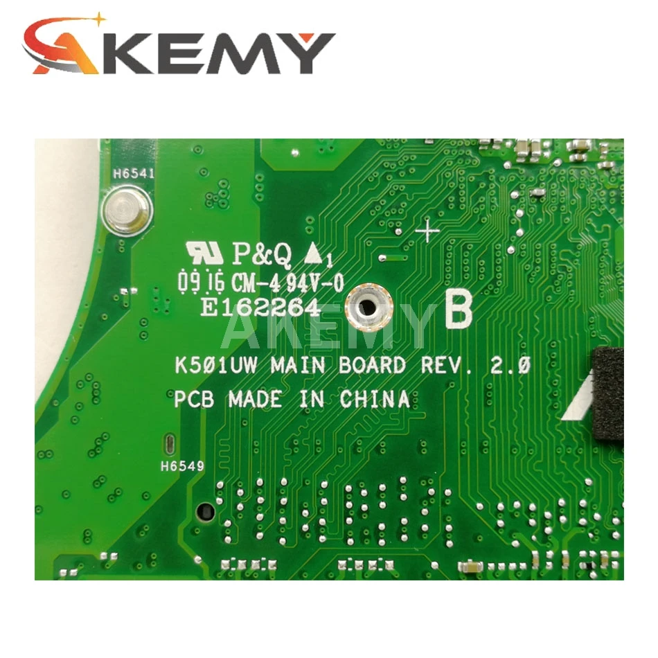 Akmey K501UW Laptop Motherboard For ASUS K501UXM K501UQ K501UW Mainboard GTX960M/ I7-6500 CPU/8G-RAM/ DDR4
Akmey K501UW Laptop Motherboard For ASUS K501UXM K501UQ K501UW Mainboard GTX960M/ I7-6500 CPU/8G-RAM/ DDR4