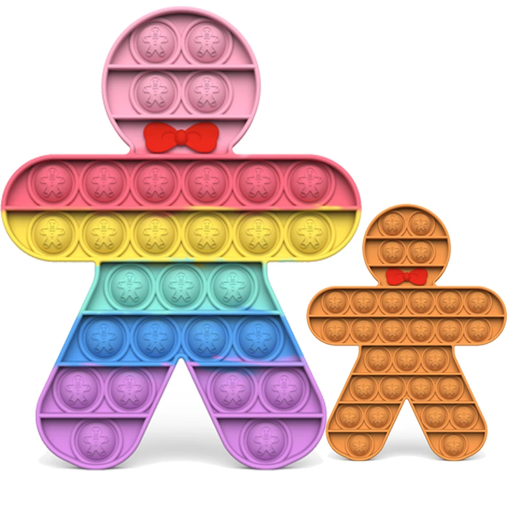 Gingerbread 2021 Pop Bubbles Fidget Toys for Kids Anti Stress Relief Toy Children Adults Xmas Sensory Autism Adhd Depression
Gingerbread 2021 Pop Bubbles Fidget Toys for Kids Anti Stress Relief Toy Children Adults Xmas Sensory Autism Adhd Depression