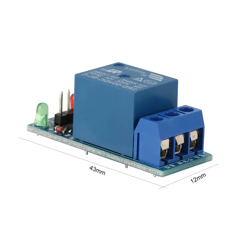 Mini 1 Channel DC 5V Low Level Trigger Interface Board Relay Module with Led Lamp Protective Kit for Electronic
Mini 1 Channel DC 5V Low Level Trigger Interface Board Relay Module with Led Lamp Protective Kit for Electronic