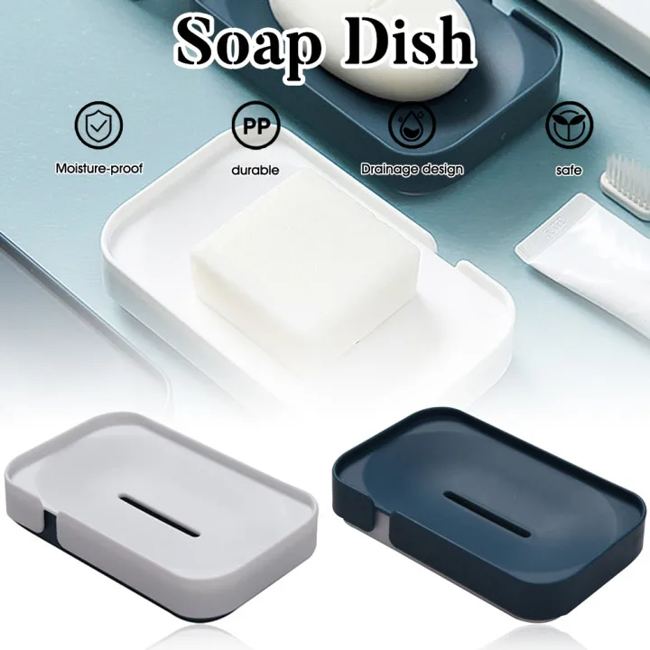Soap Dishes for Bathroom Simple Double-Layered Water Draining Bar Soap Holder Plastic Portable Soap Box Soap Dishes Plate Holder
Soap Dishes for Bathroom Simple Double-Layered Water Draining Bar Soap Holder Plastic Portable Soap Box Soap Dishes Plate Holder