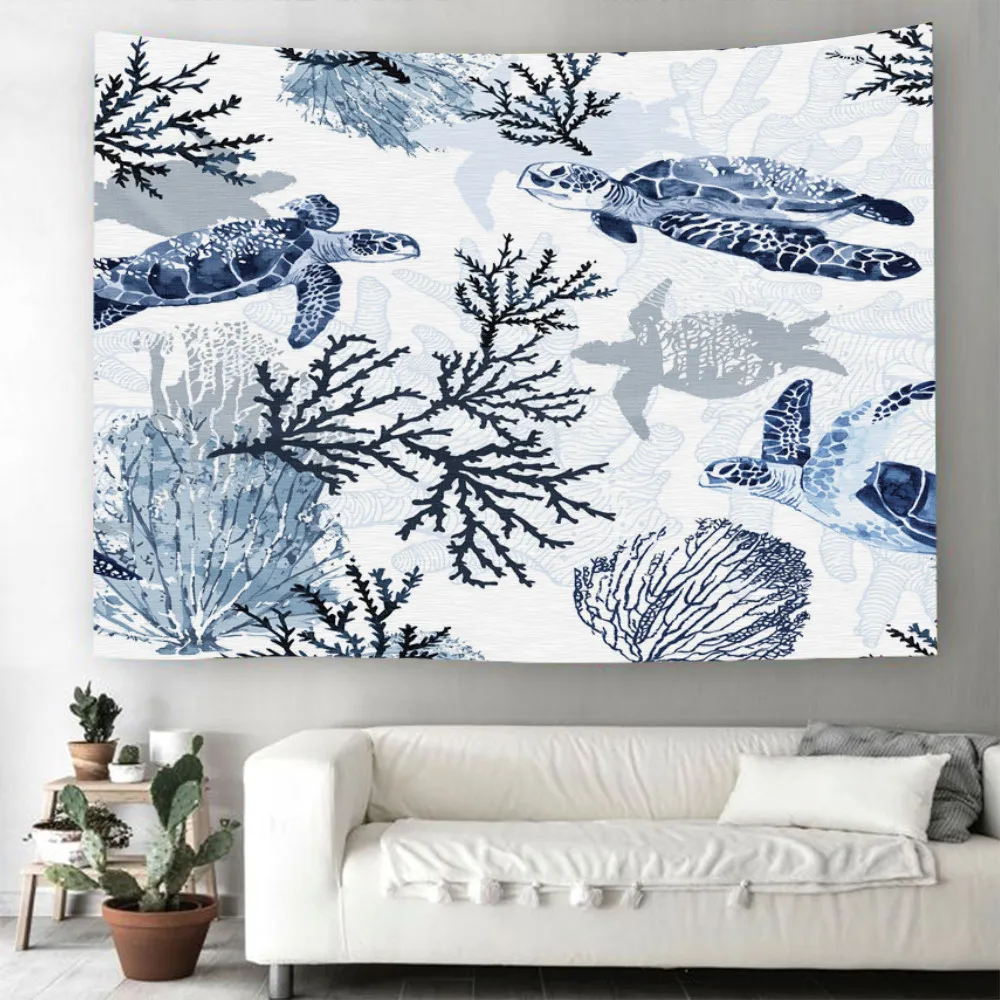 Sea Ocean Print Wall Hanging Tapestry Nordic Home Decoration Wall Art Table Cloth Bedroom Turtle Animals Tapestry
Sea Ocean Print Wall Hanging Tapestry Nordic Home Decoration Wall Art Table Cloth Bedroom Turtle Animals Tapestry