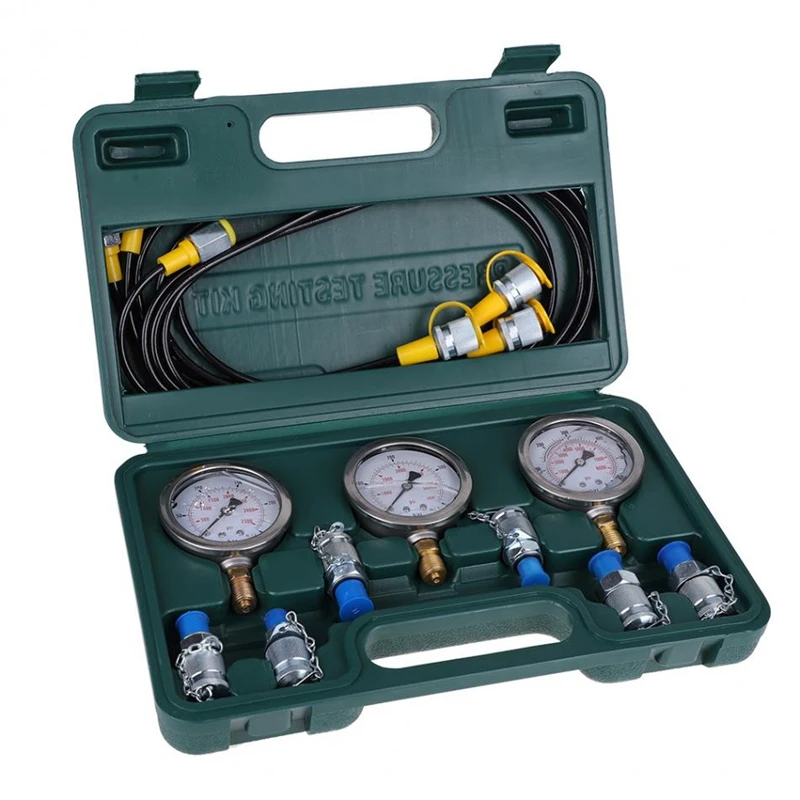 Hydraulic Pressure Guage Excavator Hydraulic Pressure Test Kit With Testing Hose Coupling And Gauge Tools 
Hydraulic Pressure Guage Excavator Hydraulic Pressure Test Kit With Testing Hose Coupling And Gauge Tools