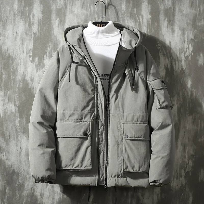 Winter Jackets Men Warm Thick Cotton Multi-pocket Hooded Parkas Mens Casual Fashion Warm Coats Plus Size 5XL Overcoat
Winter Jackets Men Warm Thick Cotton Multi-pocket Hooded Parkas Mens Casual Fashion Warm Coats Plus Size 5XL Overcoat