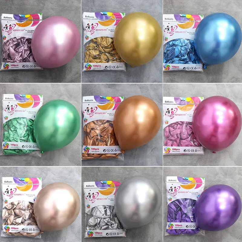 50pcs 5inch Chrome Metallic Latex Balloons Gold Silver Round Metal Balloons Birthday Party Inflate Globos Wedding Decor Supplies
50pcs 5inch Chrome Metallic Latex Balloons Gold Silver Round Metal Balloons Birthday Party Inflate Globos Wedding Decor Supplies
