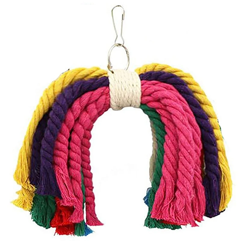 Bird Chewing Toy Funny Bird Cotton Rope Toy Parrot Hanging Toy Bird Tearing Toy Cockatiels Parakeet Training Toy
Bird Chewing Toy Funny Bird Cotton Rope Toy Parrot Hanging Toy Bird Tearing Toy Cockatiels Parakeet Training Toy