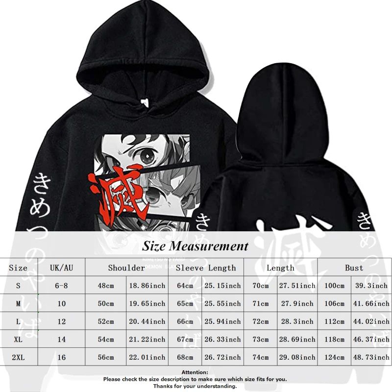 Demon Slayer Cartoon Women Hoodies Anime Unisex Harajuku Aesthetic 90s Sweatshirt Fashion Graphic Casual Female Hood Pullover
Demon Slayer Cartoon Women Hoodies Anime Unisex Harajuku Aesthetic 90s Sweatshirt Fashion Graphic Casual Female Hood Pullover