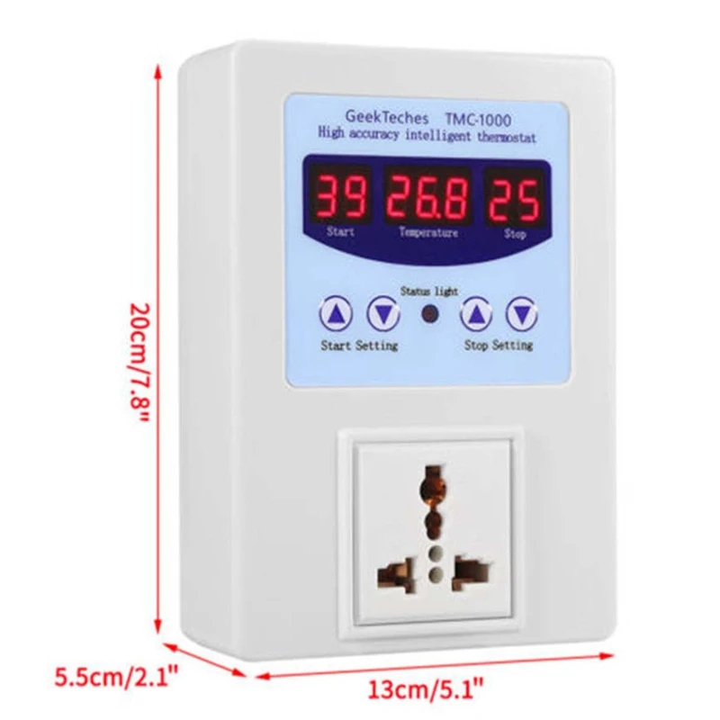 Intelligent Digital Display Fish Tank Temperature Controller Aquarium Water Cooler LED Display Control Household Aquatic
Intelligent Digital Display Fish Tank Temperature Controller Aquarium Water Cooler LED Display Control Household Aquatic