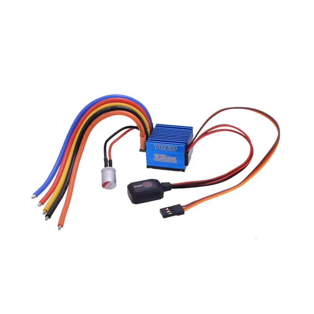 SKYRC SK-300060-01 TS50 ESC датчиками бесщеточный ESC 1/10 50A для 1/10 радиоуправляемая модель автомобиля для багги автомобиль небольшой Размеры
SKYRC SK-300060-01 TS50 ESC датчиками бесщеточный ESC 1/10 50A для 1/10 радиоуправляемая модель автомобиля для багги автомобиль небольшой Размеры