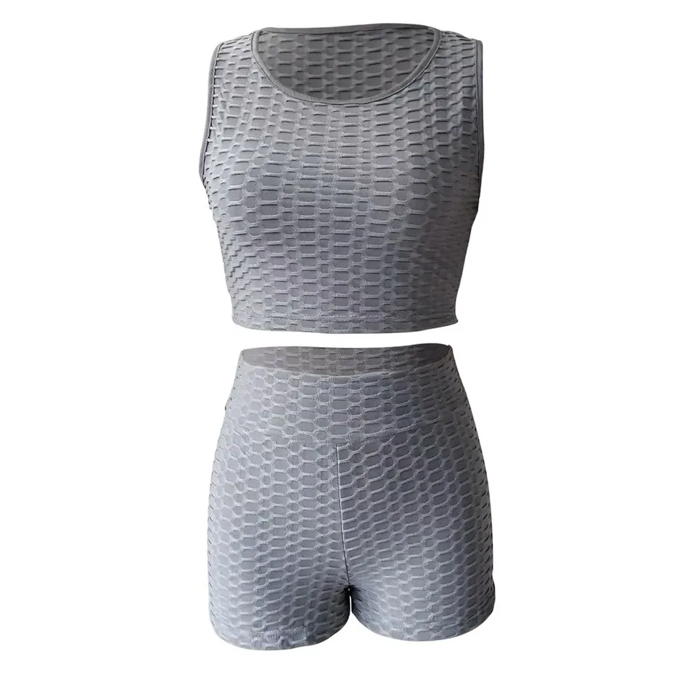 SHUJIN Seamless Sports Suit Women Sleeveless Top+shorts 2 Pcs Set Gym Sport Bra High Waist Tight Leggings Fitness Shorts Sets
SHUJIN Seamless Sports Suit Women Sleeveless Top+shorts 2 Pcs Set Gym Sport Bra High Waist Tight Leggings Fitness Shorts Sets