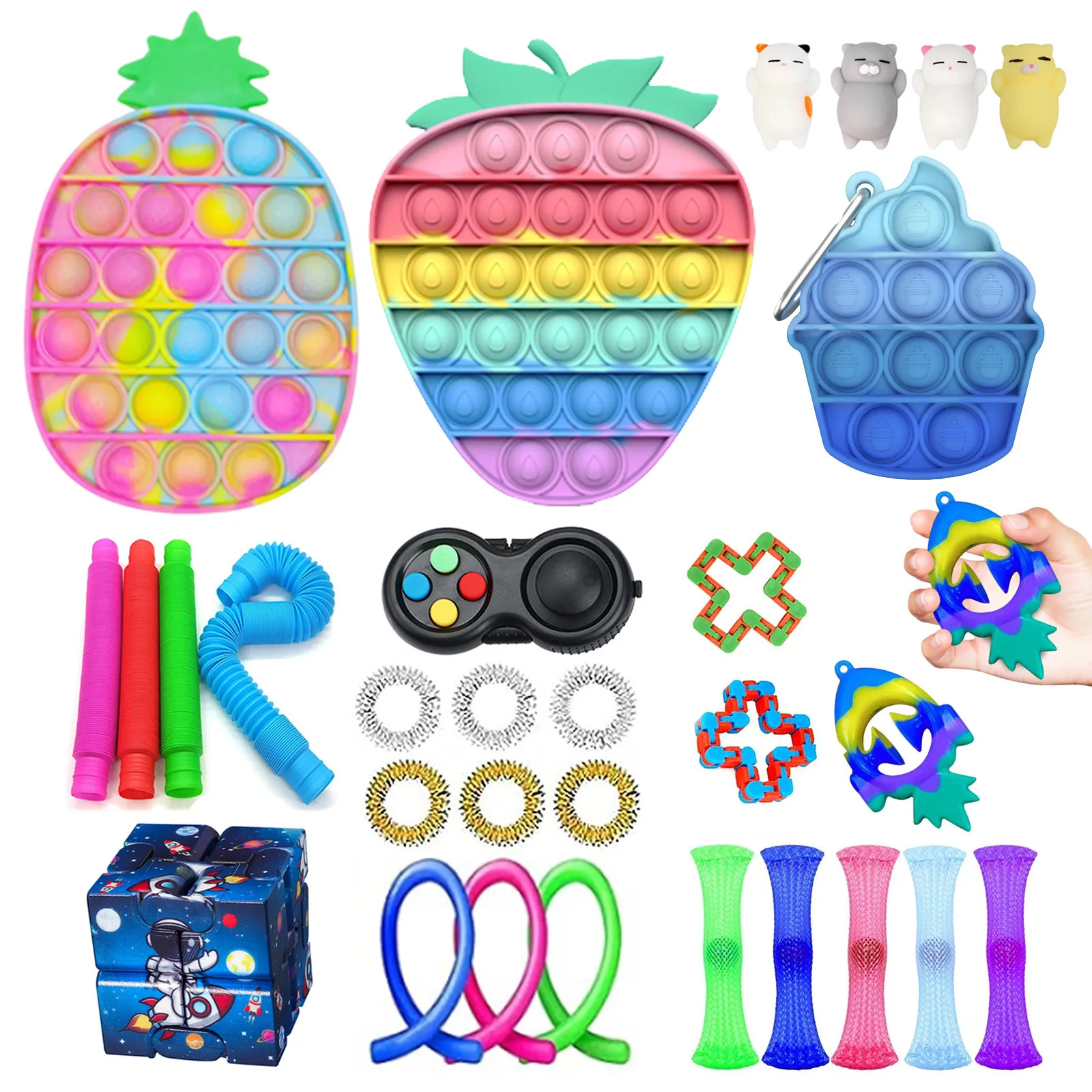 Fidget Toys Pack Fidget Pack Cheap Toy Fidget Sensory Toys Set 2021 Autism Special Needs Sensory Stress Reliever Toy Children
Fidget Toys Pack Fidget Pack Cheap Toy Fidget Sensory Toys Set 2021 Autism Special Needs Sensory Stress Reliever Toy Children