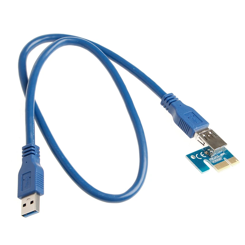 PCI-E Express 1x To 16x Extender Riser Card Adapter USB3.0 SATA 6Pin Power Cable U50D
PCI-E Express 1x To 16x Extender Riser Card Adapter USB3.0 SATA 6Pin Power Cable U50D