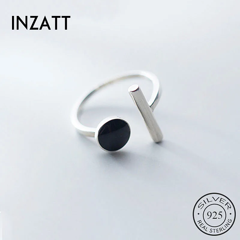 INZATT Real 925 Sterling Silver Round Adjustable Ring For Fashion Women Party OL Fine Jewelry Geometric Accessories 2020 Gift
INZATT Real 925 Sterling Silver Round Adjustable Ring For Fashion Women Party OL Fine Jewelry Geometric Accessories 2020 Gift