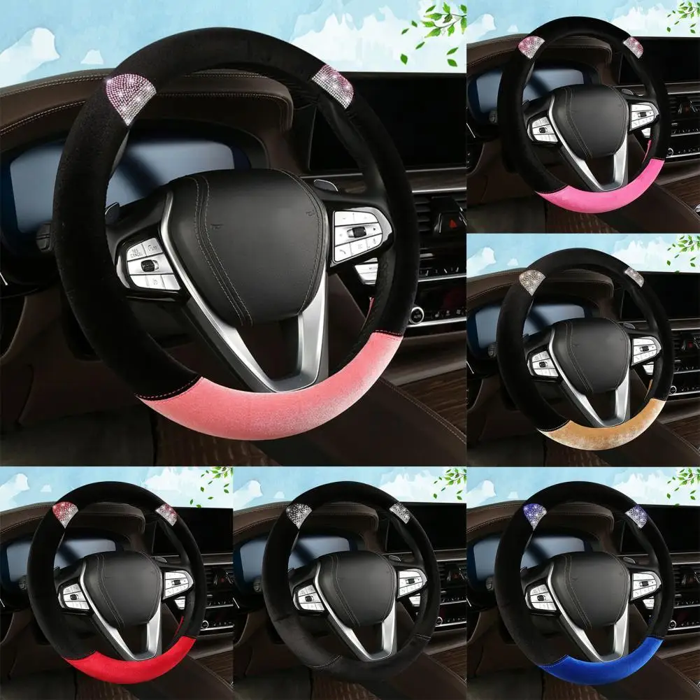 Useful Steering Wheel Case Warm Breathable Steering Wheel Protector Car Accessories Car Steering Cover
Useful Steering Wheel Case Warm Breathable Steering Wheel Protector Car Accessories Car Steering Cover