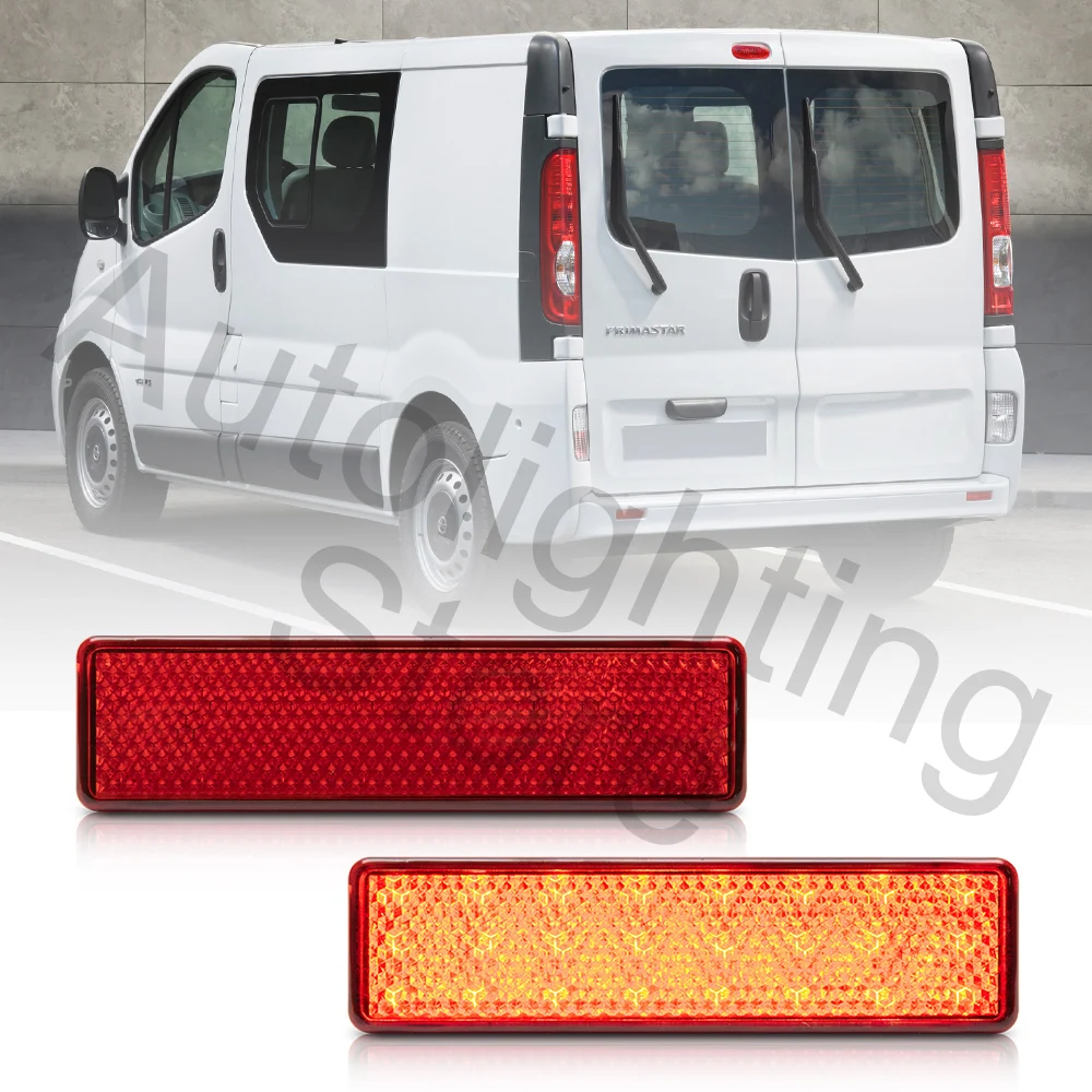 

2X Красные линзы светодиодный задние фонари для грузовика для Renault Trafic Master Opel Vivaro A B Movano 01-10 Nissan Fiat задние фонари