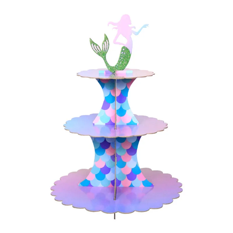 3 Tier Mermaid Cake Stand Cupcake Holders Mermaid Birthday Decorations Cupcake Wrappers for Baby Shower Wedding Party Supplies
3 Tier Mermaid Cake Stand Cupcake Holders Mermaid Birthday Decorations Cupcake Wrappers for Baby Shower Wedding Party Supplies