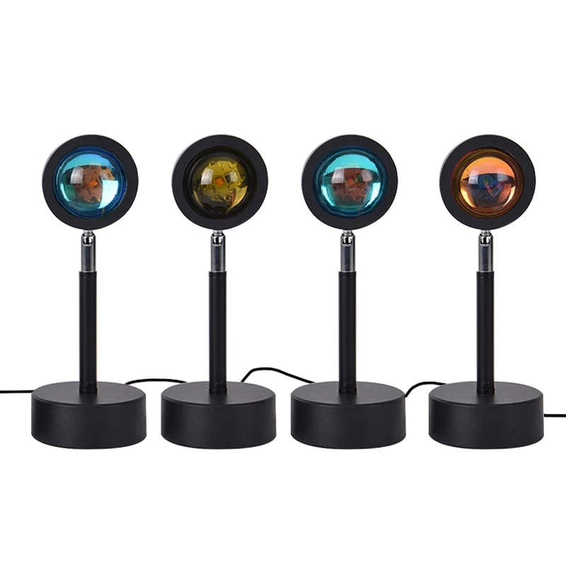 Sunset Projector Lamp Rainbow Atmosphere Led Night Light for Home Bedroom Coffe shop Background Wall Decoration USB Table Lamp
Sunset Projector Lamp Rainbow Atmosphere Led Night Light for Home Bedroom Coffe shop Background Wall Decoration USB Table Lamp