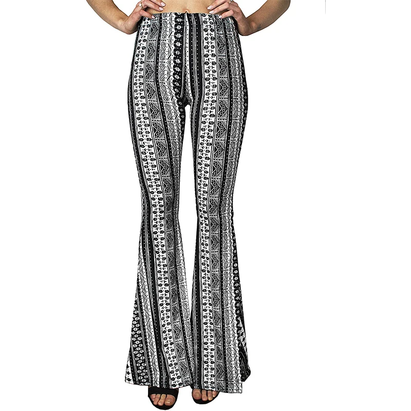 High Waist Print Flare Leggings Summer Vintage Flare Pants 2020 Women Fashion Sexy Bodycon Trousers Casual Bell Bottom Leggings
High Waist Print Flare Leggings Summer Vintage Flare Pants 2020 Women Fashion Sexy Bodycon Trousers Casual Bell Bottom Leggings