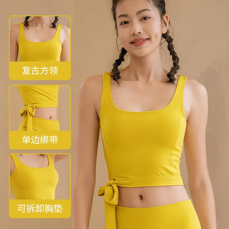 Yoga beautiful back Lulu running underwear large beautiful back elastic Sports Fitness Yoga Top
Yoga beautiful back Lulu running underwear large beautiful back elastic Sports Fitness Yoga Top