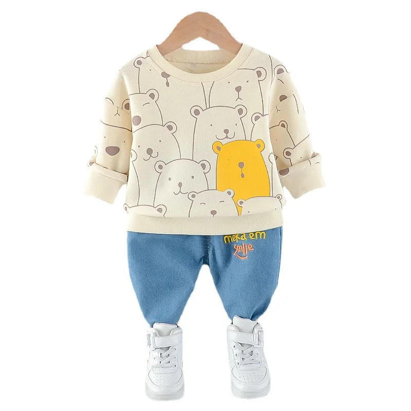Spring Autumn Children Cartoon Clothes Baby Boy Girl Casual T Shirt Pants 2Pcs/sets Kids Infant Costume Toddler Cotton Tracksuit
Spring Autumn Children Cartoon Clothes Baby Boy Girl Casual T Shirt Pants 2Pcs/sets Kids Infant Costume Toddler Cotton Tracksuit