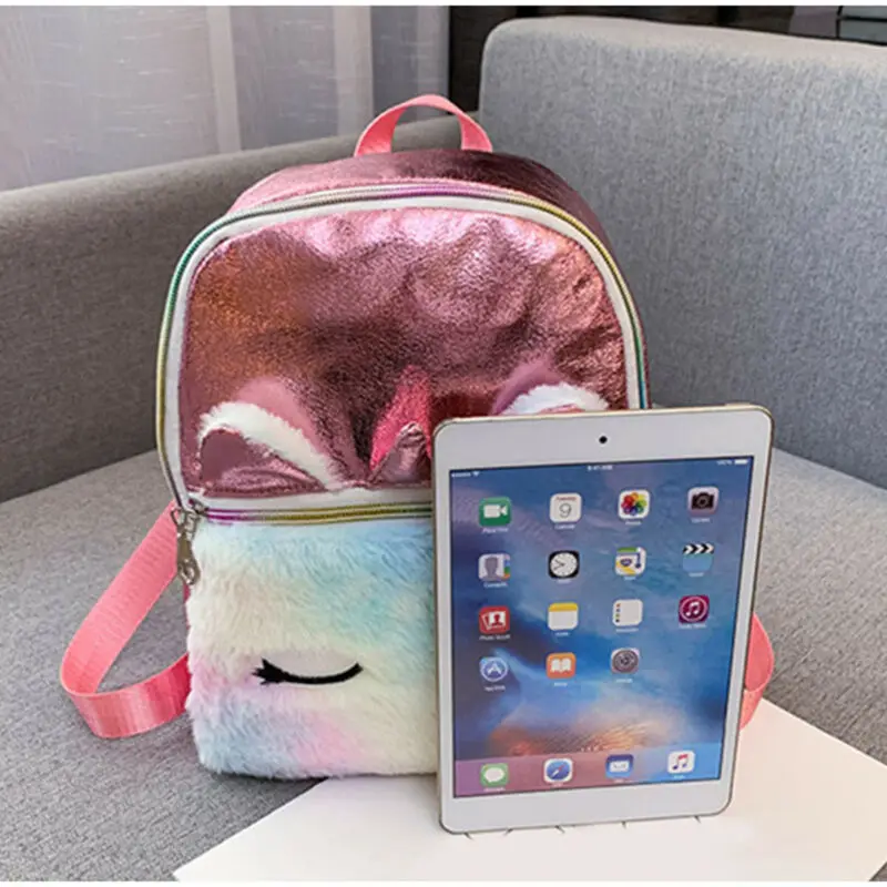 2020 New PU Plush Children Unicorn Backpack Cute Girls Cartoon School Bag Students Fashion Book Bag Backpacks Kids Satchel
2020 New PU Plush Children Unicorn Backpack Cute Girls Cartoon School Bag Students Fashion Book Bag Backpacks Kids Satchel