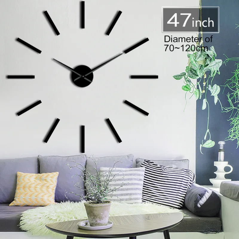 Colorful Acrylic Mirror Large Wall Clock Simple Classic Dial Pattern Mute Large Wall Clock Living Room Decoration Wall Sticker
Colorful Acrylic Mirror Large Wall Clock Simple Classic Dial Pattern Mute Large Wall Clock Living Room Decoration Wall Sticker