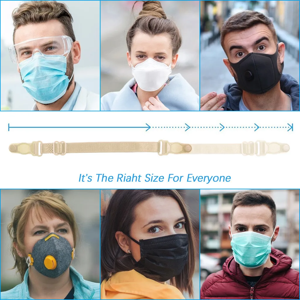 5pc Non-slip Adjustable Mask Extension Hook Ear Protection Ear Mask Strap Extender Reusable Mask Accessories Mascarilla Dropship
5pc Non-slip Adjustable Mask Extension Hook Ear Protection Ear Mask Strap Extender Reusable Mask Accessories Mascarilla Dropship