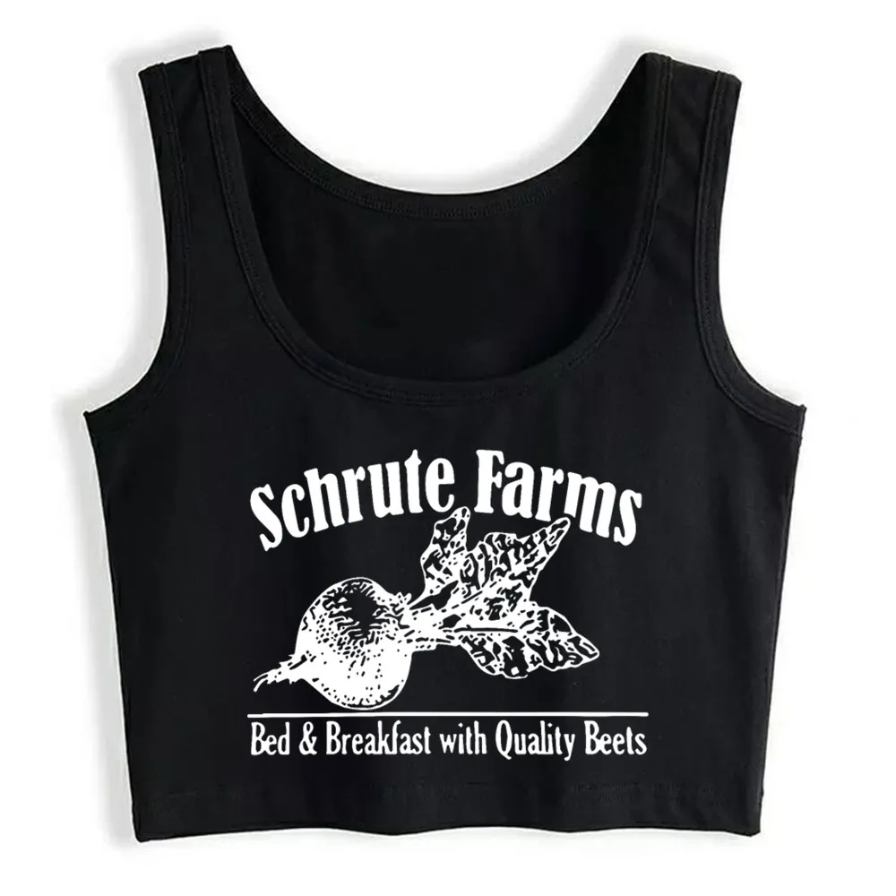 Кроп-Топ женский schrute Farm постель-завтрак с качественной beets Дамская Сексуальная винтажная Женская майка на заказ
Кроп-Топ женский schrute Farm постель-завтрак с качественной beets Дамская Сексуальная винтажная Женская майка на заказ
