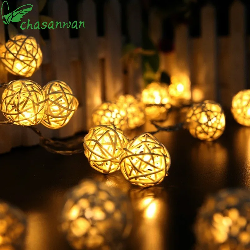3M 20 Rattan Ball string lights garland led lights decoration christmas decorations for home decor new Year decoration.Q
3M 20 Rattan Ball string lights garland led lights decoration christmas decorations for home decor new Year decoration.Q