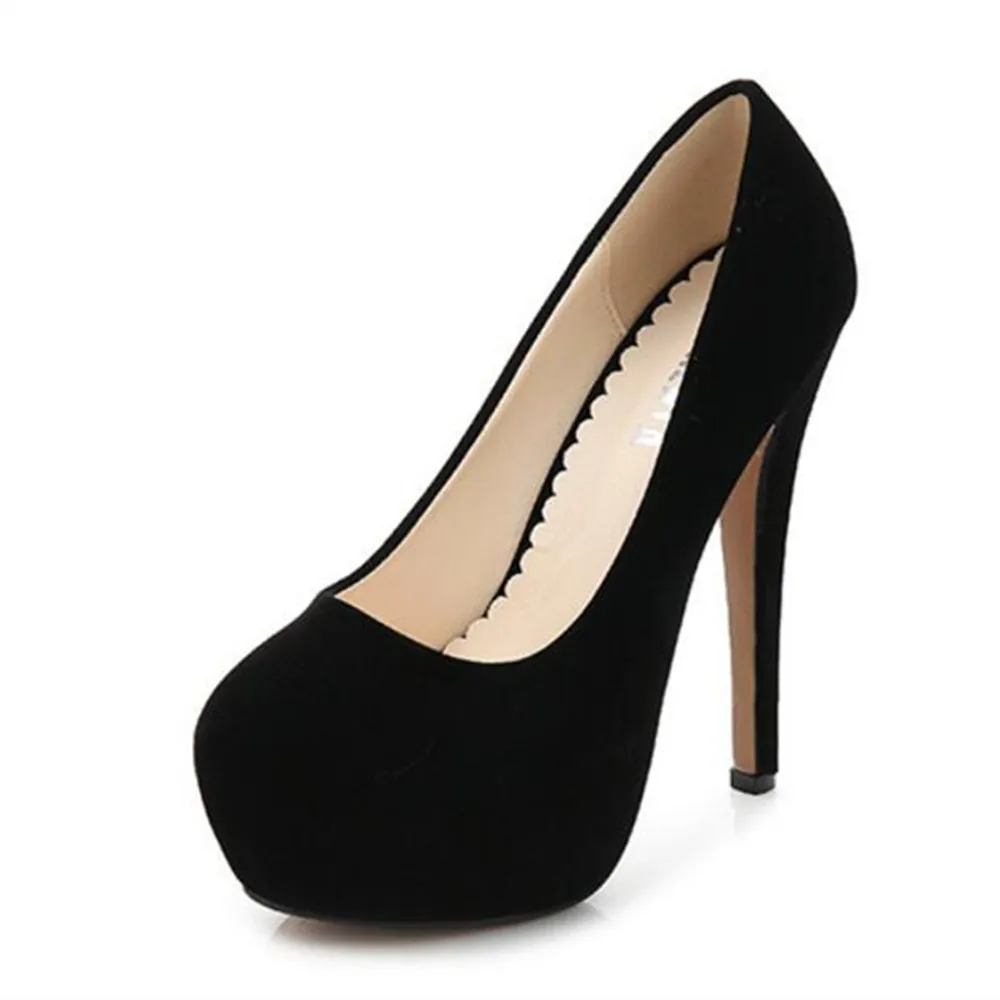 Women Shoes Pumps Super High Heels Waterproof Platform Night Club Slim Heel Mature Height Increaisng 14cm Large Size 
Women Shoes Pumps Super High Heels Waterproof Platform Night Club Slim Heel Mature Height Increaisng 14cm Large Size