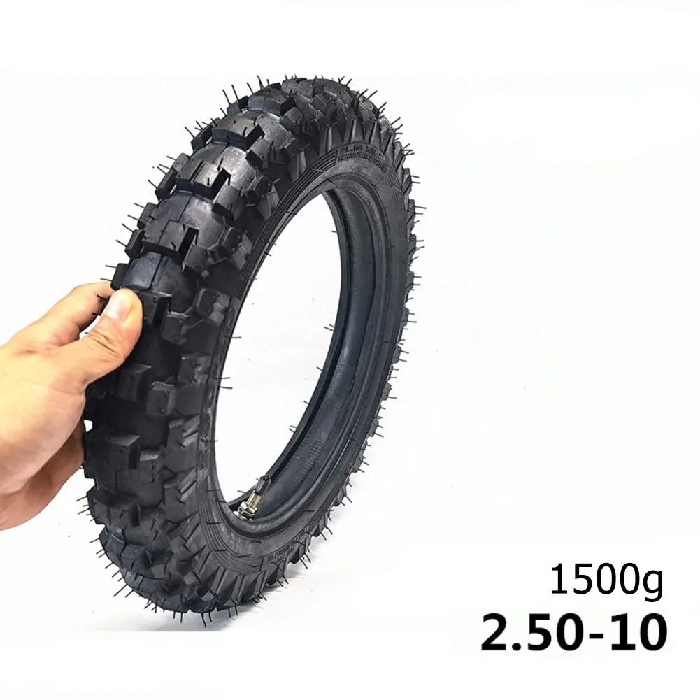 2.50-10 Front Rear Mini Moto Dirt Bike Tyre & Inner Tube 14x2.50 Off-Road Tire Rubber Thickened Vacuum Tire Parts Accessories
2.50-10 Front Rear Mini Moto Dirt Bike Tyre & Inner Tube 14x2.50 Off-Road Tire Rubber Thickened Vacuum Tire Parts Accessories