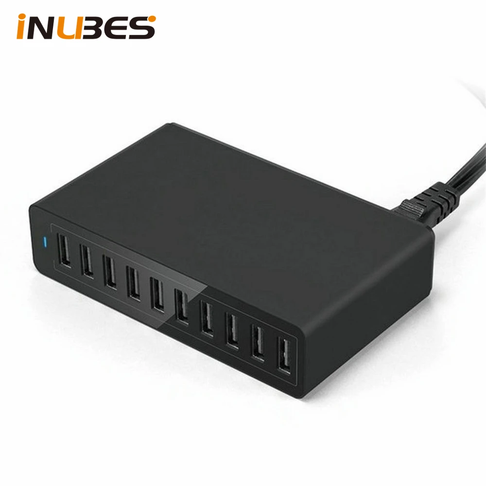Зарядное устройство с 10 USB-портами 60 Вт кабелем | Мобильные телефоны и аксессуары