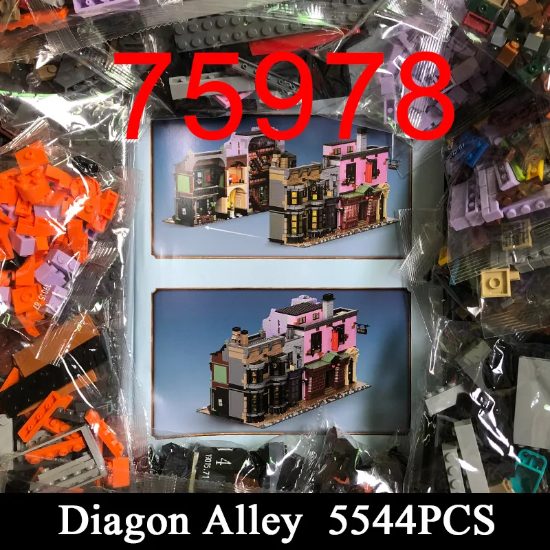 5544PCS Kits Building Blocks Movie Series 75978 Magic Diagonal Alley Model Bricks Educational Toys for Children Birthday Gift
5544PCS Kits Building Blocks Movie Series 75978 Magic Diagonal Alley Model Bricks Educational Toys for Children Birthday Gift
