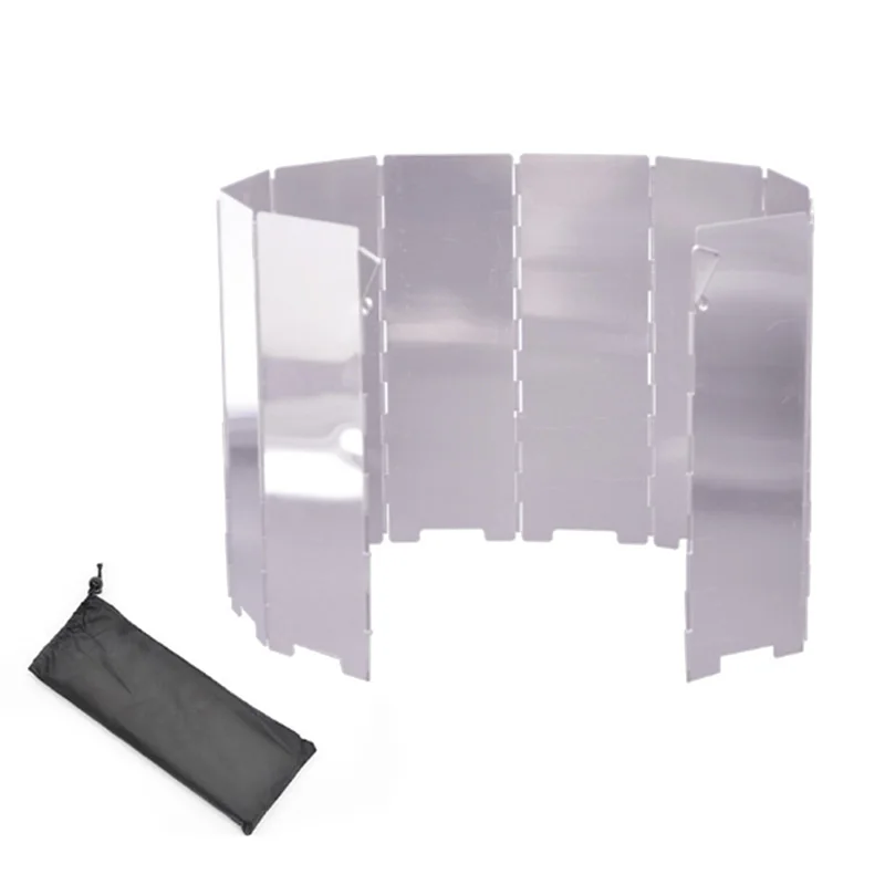 10 пластины складной кемпинг Плита газовая плита ветрового стекла Экран складной на открытом воздухе 
10 пластины складной кемпинг Плита газовая плита ветрового стекла Экран складной на открытом воздухе