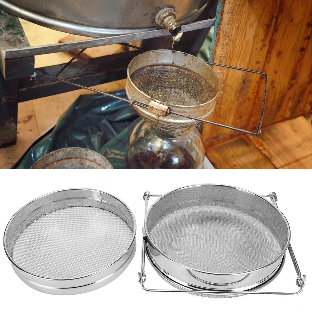 Honey Strainer Double Sieve Stainless Steel Anti‑Corrosion Beekeeping Tool AccessoryHoney Strainer
Honey Strainer Double Sieve Stainless Steel Anti‑Corrosion Beekeeping Tool AccessoryHoney Strainer